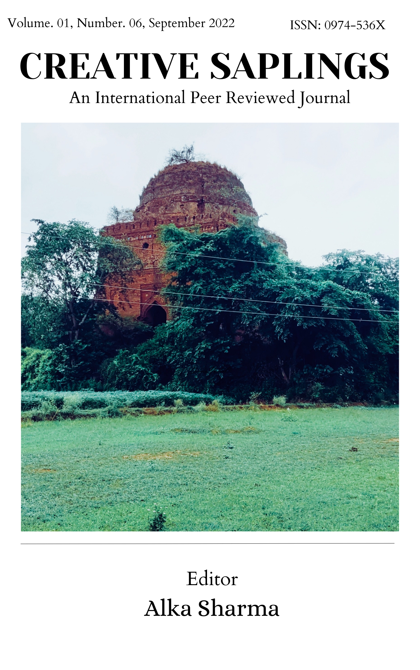View Vol. 1 No. 06 (2022): September, Creative Saplings