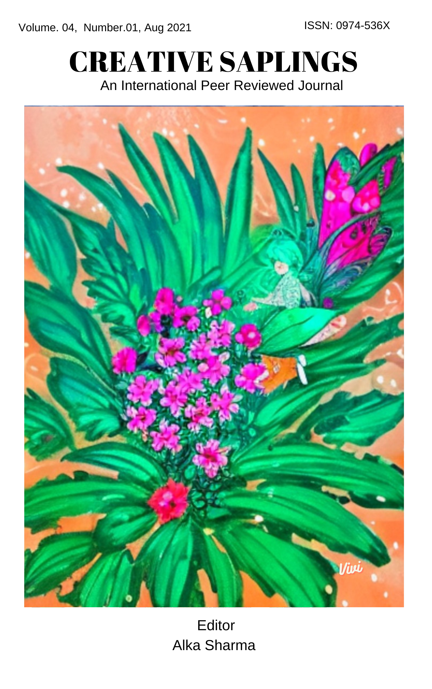 View Vol. 14 No. 1 (2021): August, Creative Saplings