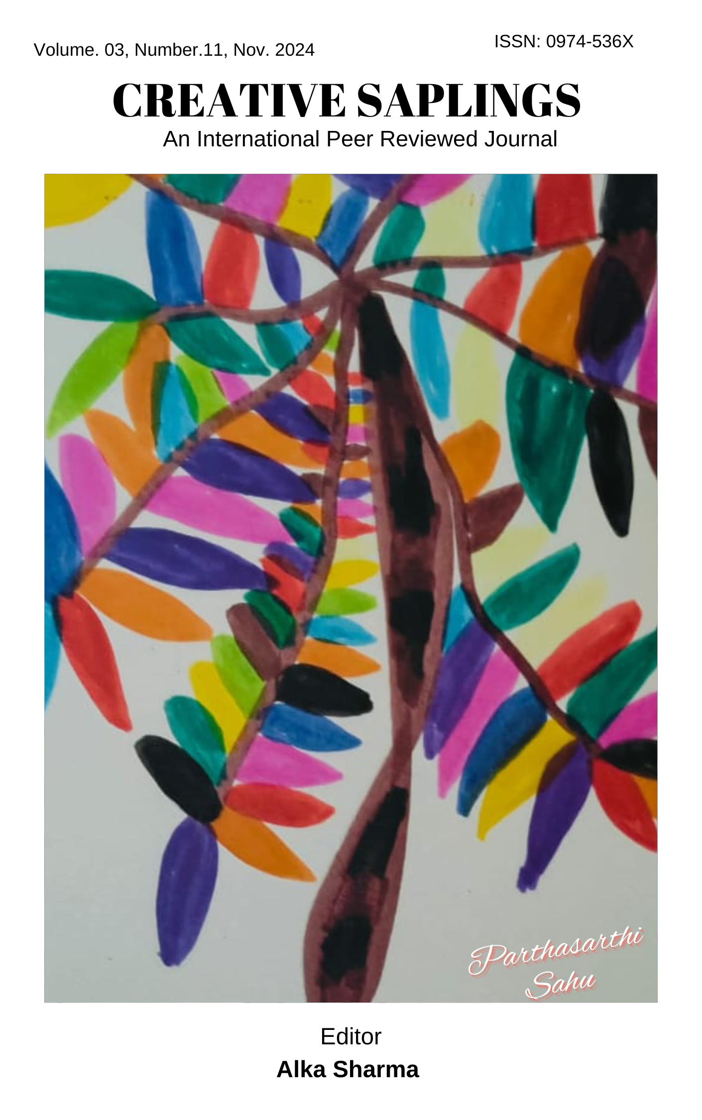 View Vol. 3 No. 11 (2024): November, Creative Saplings