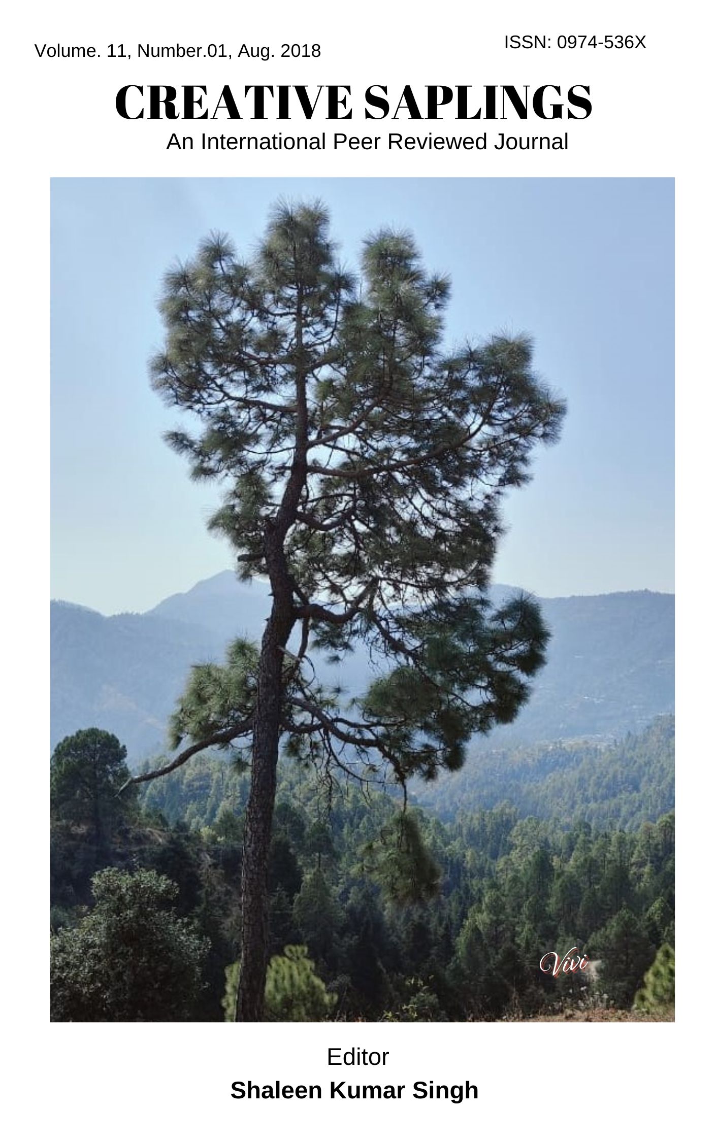 View Vol. 11 No. 1 (2018): Creative Saplings