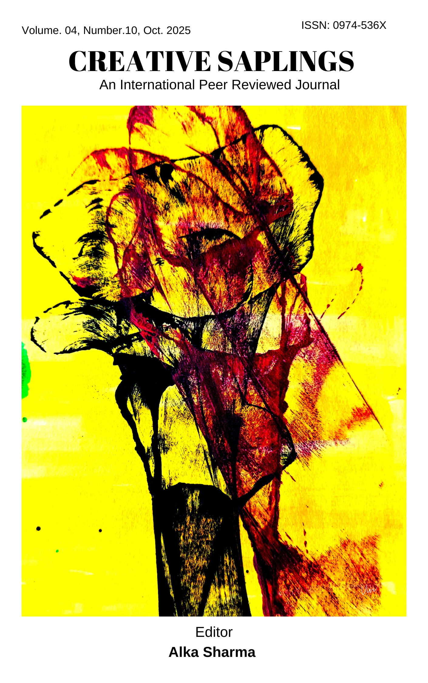 					View Vol. 4 No. 10 (2025): October, Creative Saplings
				